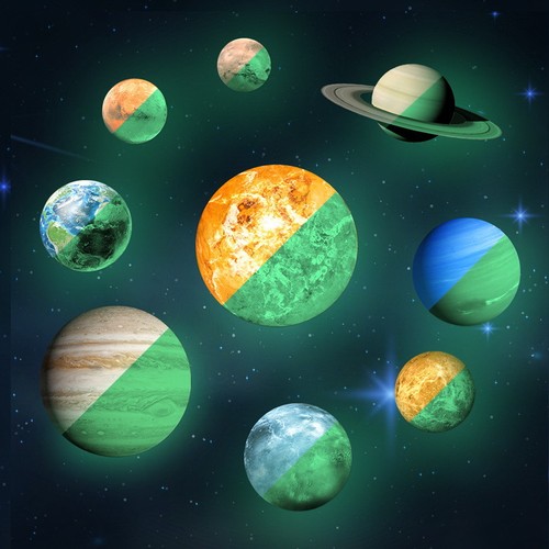 Aufkleber sonnensystem - aufkleber,