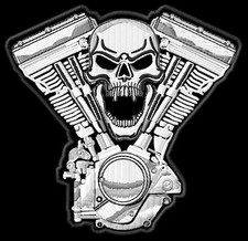 Skull V Twin Motorcycle S