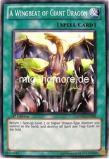Yu-Gi-Oh 2x A Wingbeat of Giant Dragon - - - SDDC
