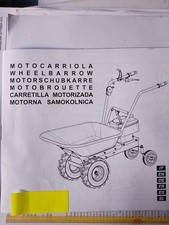 Motorschubkarre neuwertig 