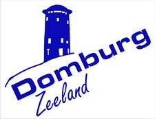 Aufkleber von Domburg in der