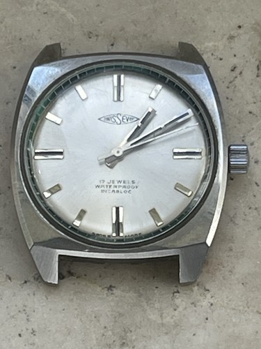 Vintage swissev handaufzug uhr - vintage,