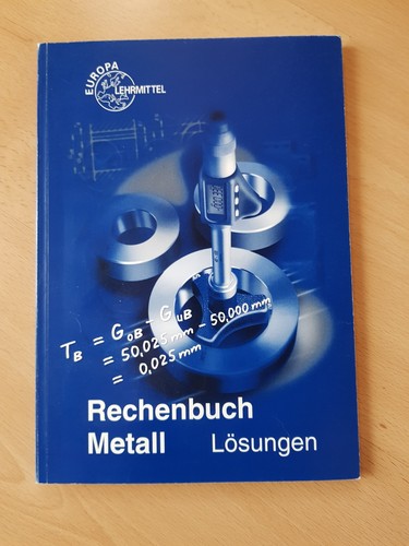 Rechenbuch metall lösungen - /,