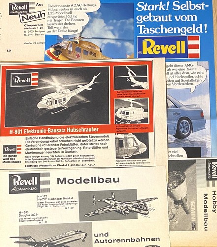 Revell modellbau werbung - revell, /