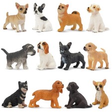 TOYMANY 12 Stück Mini Hund