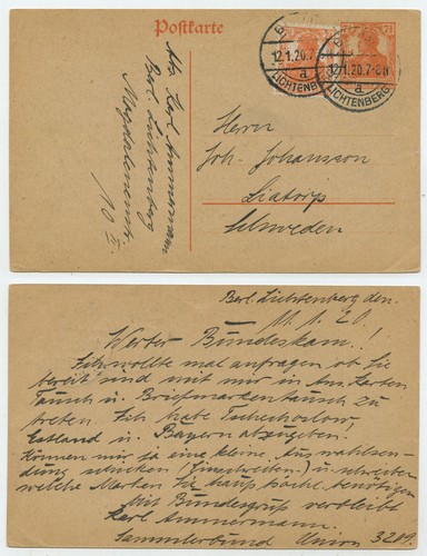 52839 ganzsache 110 zuf - -ganzsache, p