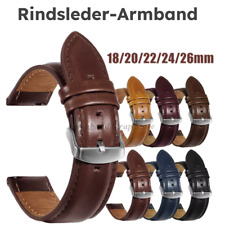 Echtleder Uhrenarmband 18mm 20mm 22mm 24mm 26mm Rindsleder Lederarmband Braun