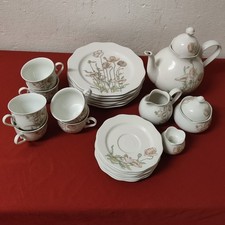 Villeroy & Boch Gallo roter Mohn Kaffeeservice Teeservice 22-teilig.