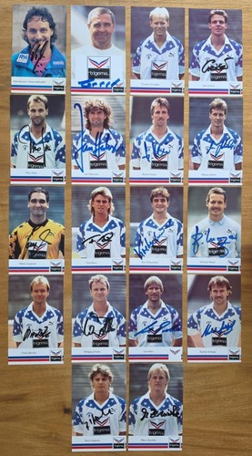 Hertha bsc autogrammkarte - hertha, 18