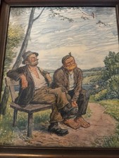 Bild Gemälde Aquarell Otto