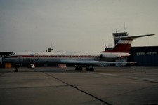Dia 9A-ADR Tupolev Tu-134A RPL Airports Rijeka 05/1993 35mm gerahmt OP-K2-67