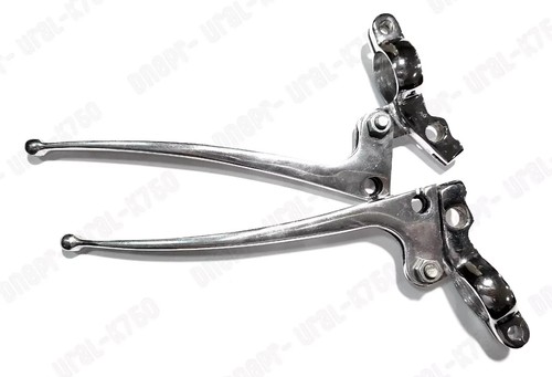 Handlebar levers chrome 750 - handlebar,