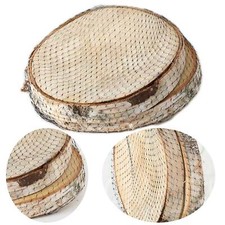 2x Holzscheibe Birke