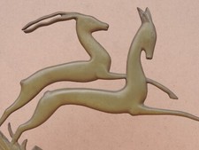 VINTAGE GAZELLE SKULPTUR FIGUR