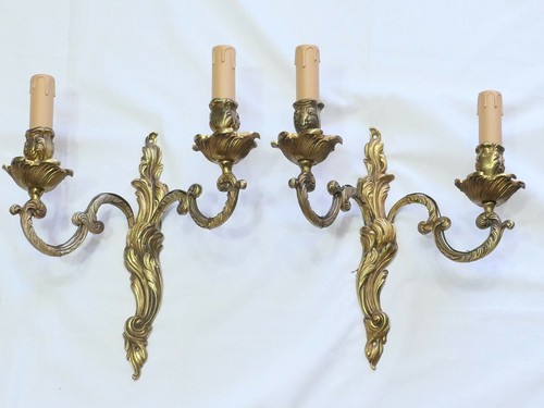 Paar große wandlampen - paar, barock