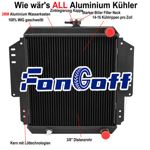 Aluminum kühler für 96 - kühler,