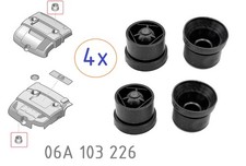 4St. Gummilager Motorabdeckung VW Touareg (7LA) 4.2 5.0TDI 3.2 V6 2.5TDI 3.0TDI