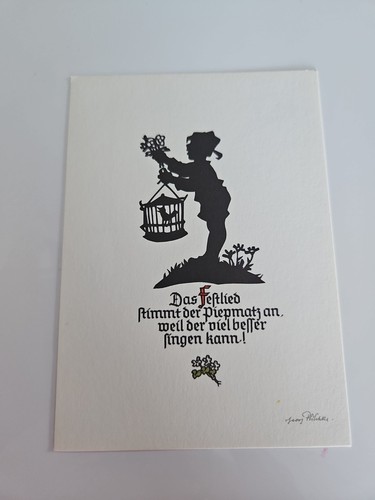 Plischke karte postkarten - karte,