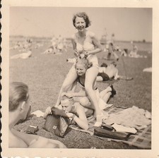 Vintage Foto Schöne Frau im