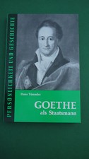 Goethe als Staatsmann Hans