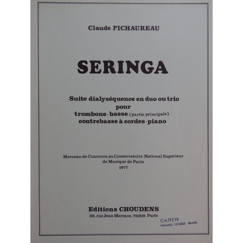 Pichaureau claude seringa - pichaureau,