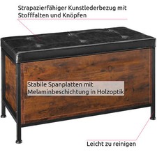 Truhe Sitztruhe Schuhbank