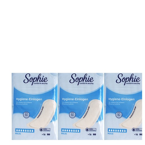 3x16 sophie hygiene - 3x16, hygiene-einlagen