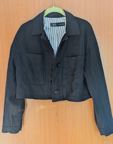 Jacke leinen cape blazer 40 - jacke,