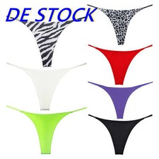 Damen Bikinihose Strings Tanga Hipster Sexy Bikinislip Thongs Bademode Swimwear