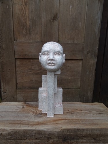 Büste aus keramik skulptur - büste, (