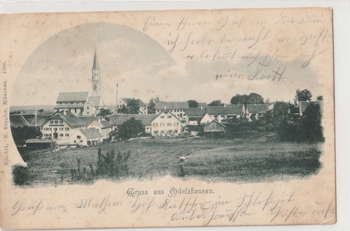 Alte ansichtskarte gruss aus - alte,