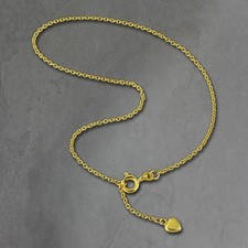 GoldDream Fußkette 333er Gelbgold 25cm Herz Damen Schmuck gold GDF0055Y