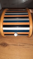 Holz Roll Brot Kasten 32 x 20 cm. Brotkasten