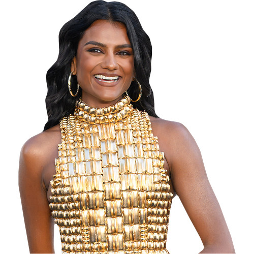 Simone ashley half body - (gold),