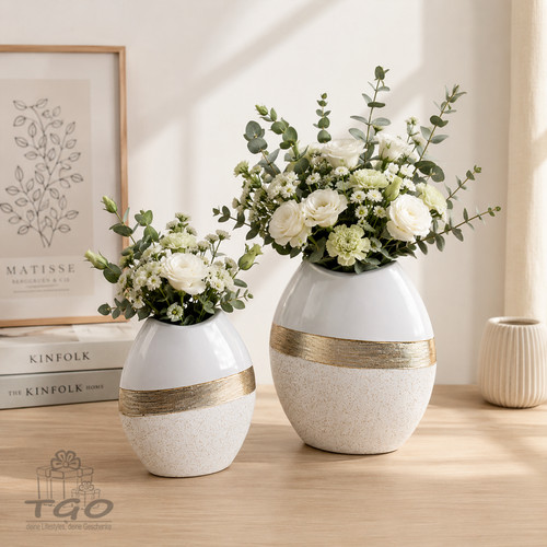 Formano vase weiß gold - vase,