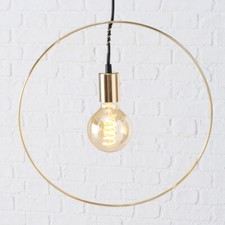 Pendelleuchte Gold Ring 40cm