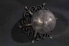 g5g KOCH & SÖHNE Kunstschmiede - Kugel Aussenleuchte Lampe geschmiedet - 1960er