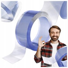 PVC-VORHANG STREIFENVORHANG FOLIE PVC-STREIFEN 100x2MM LAGERTOR VORHANG