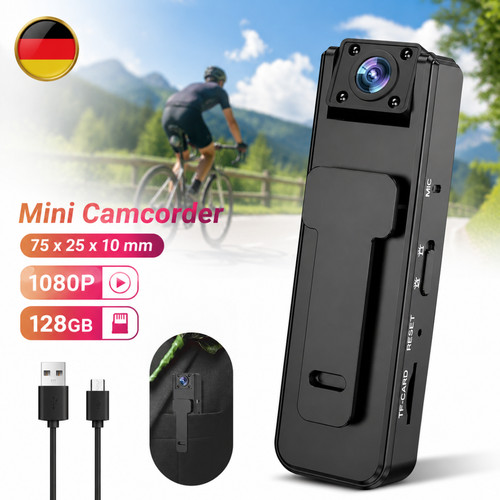 Mini 1080p körperkamera - mini, hd