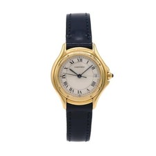 DAU Cartier Cougar Ref. 887906 18 Kt. 750 Gold Quarz 26,5mm - Box