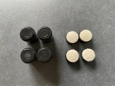 2 Sätze Füsse mit Softgleiter für weiche Füssböden Fritz Hansen Stuhl 3107 neu