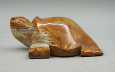 ONYX MARMOR  ARAGONIT Edelstein - SCHILDKRÖTE Deko Figur a3