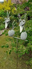 Gartenstecker aus Edelstahl