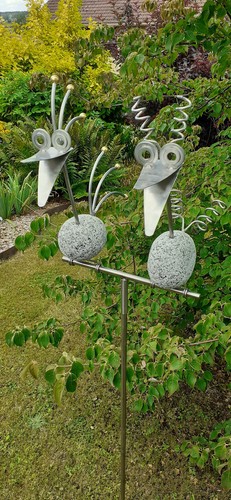 Gartenstecker aus edelstahl - gartenstecker,