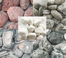 Zierkies 20 Kg Dekosteine Gartenkies Naturstein Gartensteine Kieselstein 2-4 cm