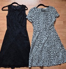 Zwei Kleider Schwarz Neu! 36 S