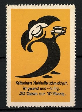 Reklamemarke kathreiners - reklamemarke,