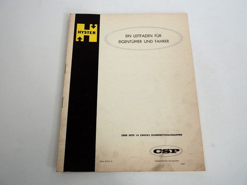 Hyster gabelstapler - hyster,