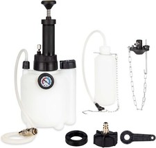 3L Bremsflüssigkeit Entlüftungsset - manueller Druckentlüfter - 1L Absaugung + 2 Adapter