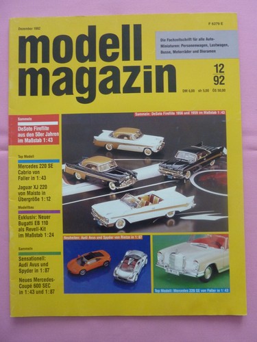 Modell magazin 1992 - modell,